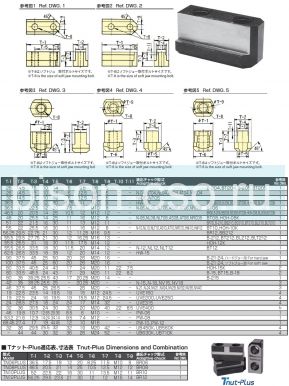 Комплект Т-образных вставок TN10PLUS Kitagawa Япония Комплект Т-образных вставок TN10PLUS Kitagawa Япония