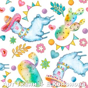 Ткань хлопок для шитья кукол Е.Кононова 074