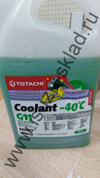 Антифриз зеленый Totachi NIRO (5л) G11