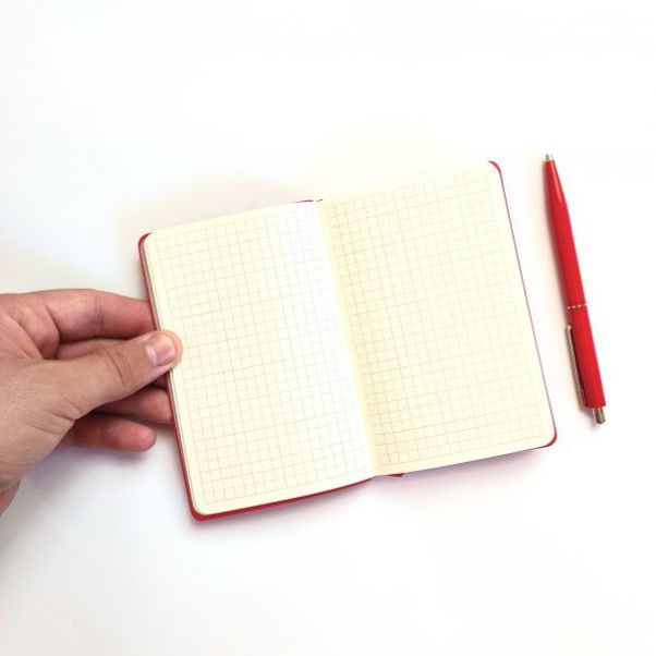 Бизнес-блокнот Funky А6 красный