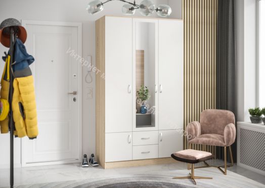 Шкаф Ронда ШК-3 с зеркалом