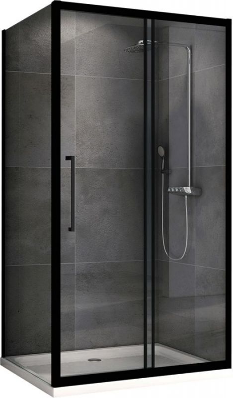 Душевой уголок ABBER Schwarzer Diamant AG30160BH-S80B 160x80