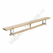 Скамья гимнастическая на металлических ножках 2,4 м