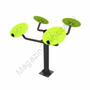 Smart-1002 Уличный тренажер для мышц плечевого пояса (большие тарелки) Zavodsporta