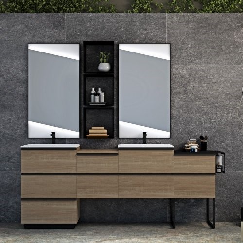 Изображение Тумба под раковину Cezares Qubo Moderno с 2 ящиками 60х46