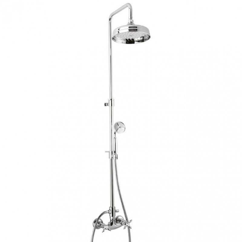 Душевая стойка с тропическим душем Cezares Atlantis Nostalgia цена от 26 280 ₽ Фото Душевая стойка с тропическим душем Cezares Atlantis Nostalgia