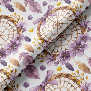 Ткань хлопок для шитья кукол Е.Кононова Ловец снов limit 025