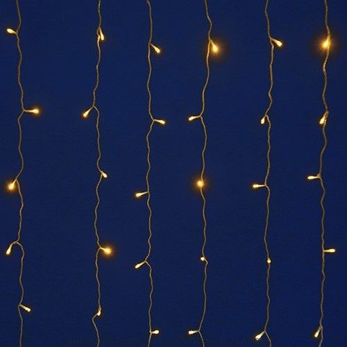 Гирлянда-занавес ул. ULD-C2030-240/TBK (мерц) 240LED тепл.бел 3x2/24н соед.6мод, пр.черн IP67 Uniel