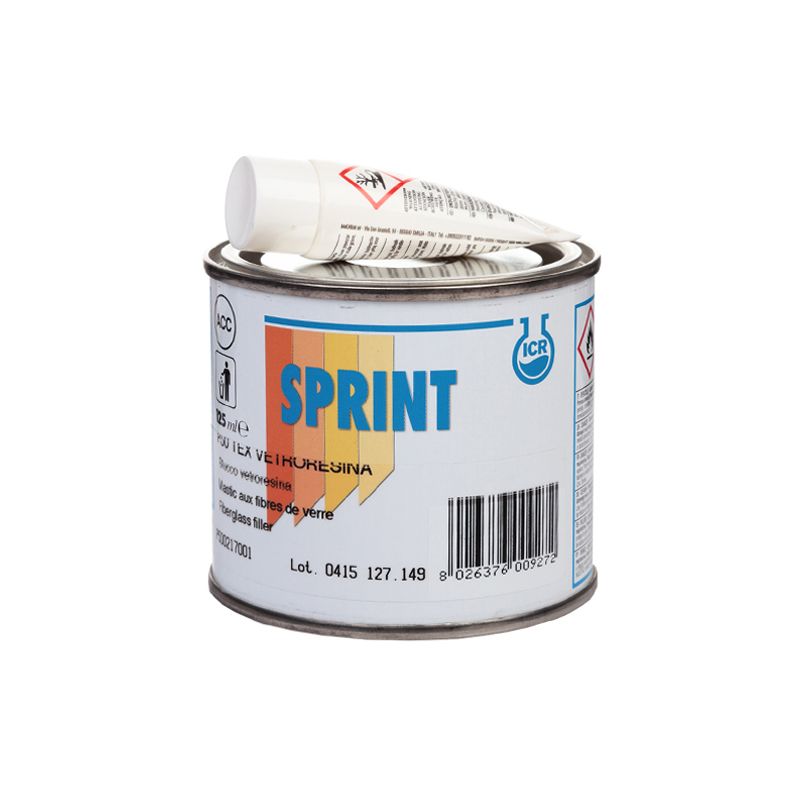 Sprint P50 Шпатлевка со стекловолокном серая Tex, 750мл.