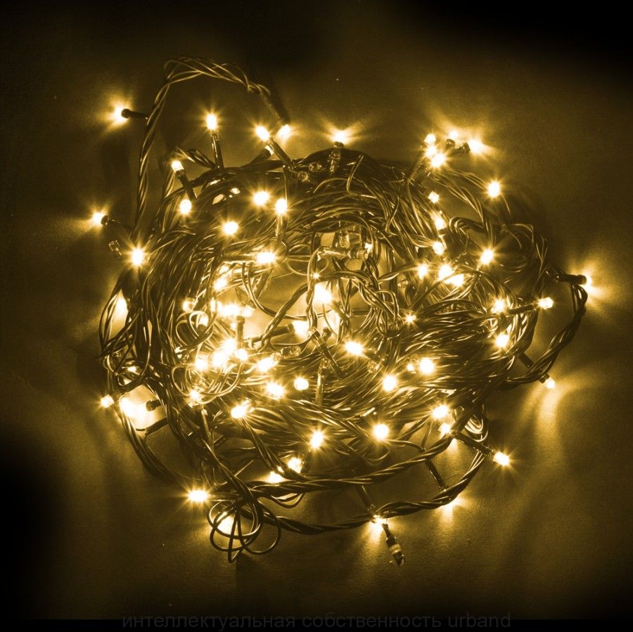 Гирлянда-нить ул. 600LED 60м, желтый
