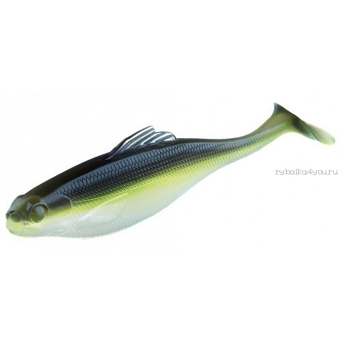 Виброхвосты съедоб. искусст. LJ Pro Series Roach Paddle Tail 12,7 см / 4 шт. в уп. / цвет: G02