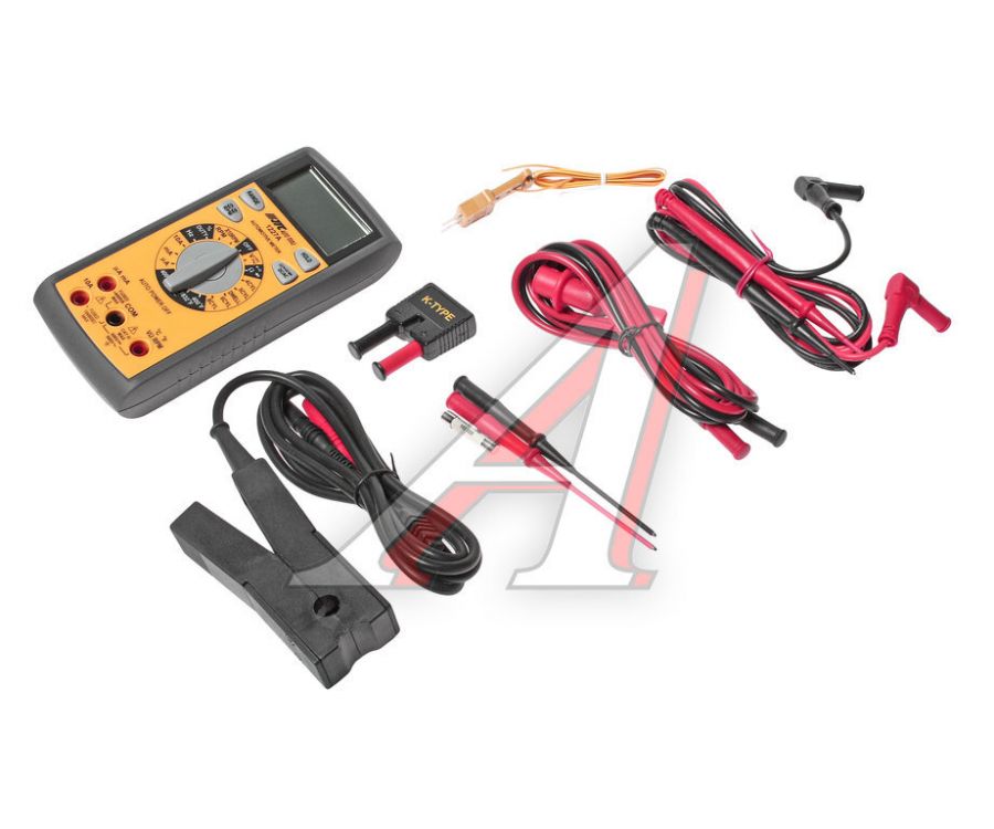 Мультиметр автомобильный с функцией сохранения данных (тестирование диодов) с щупами JTC