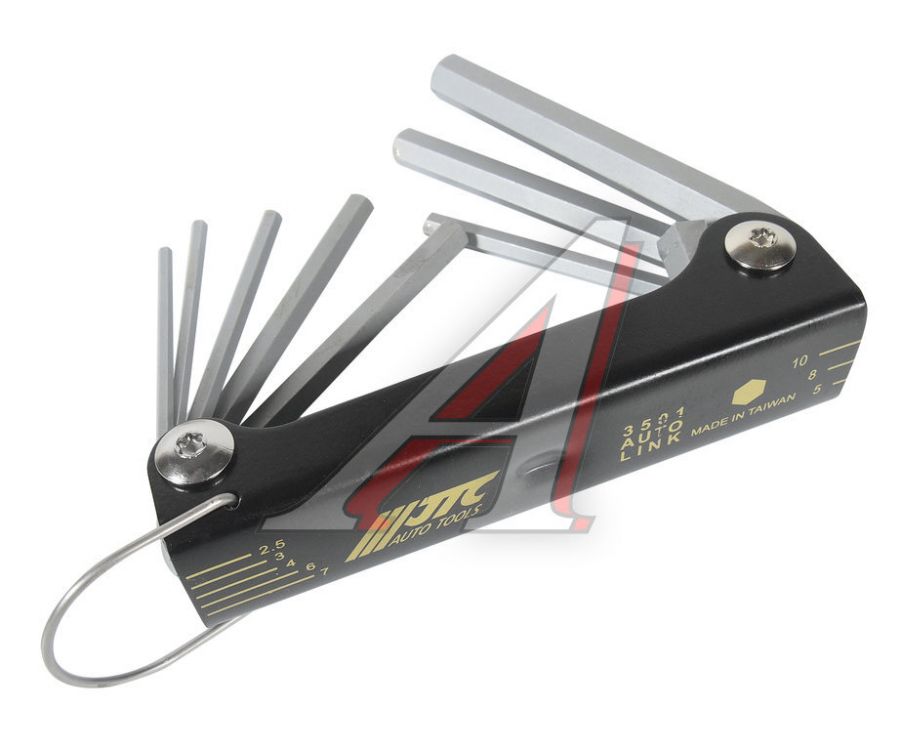 Набор ключей шестигранных 2.5-10мм раскладной 8 предметов JTC