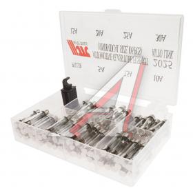 Предохранитель 5-30А стеклянных трубчатых 106шт. в боксе JTC