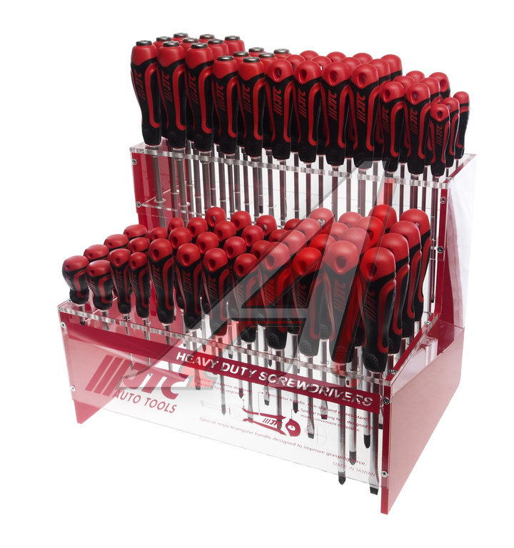 Набор отверток силовых 84 предмета на стенде JTC