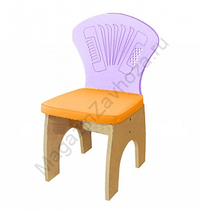 СТУЛ ДЕТСКИЙ АККОРДЕОН М-4 (ЛАК-КРАСКА) МЯГКИЙ