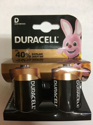 Батарейка D DURACELL LR20/MN1300