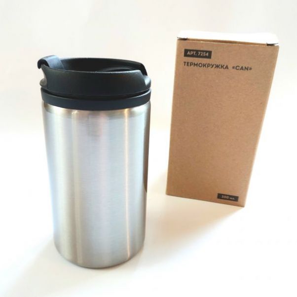 Термокружки Can серебристые