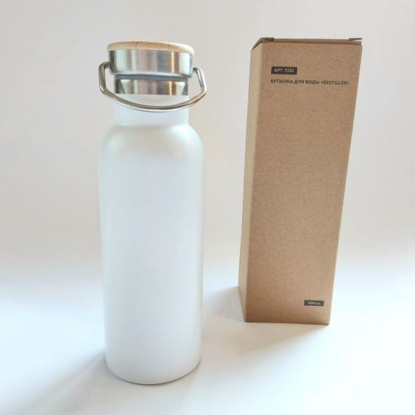 Бутылка для воды Distiller белая
