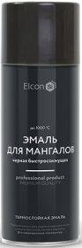 Эмаль Термостойкая Elcon Max Therm для Мангалов 520мл до +1000°С Аэрозоль, Черная