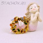 Брошь "Осенний венок" (KC США)