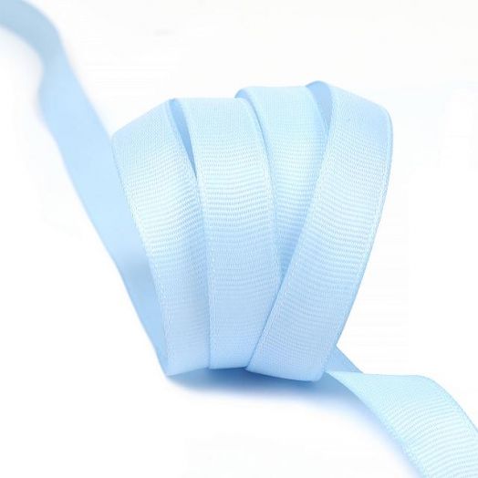 Лента репсовая IDEAL цвет 351 нежно-голубой Разной ширины (ЛР.IDEAL-351)