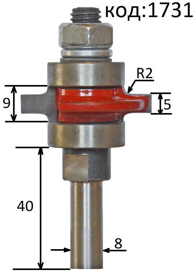 Фреза для Т-образного канта. Код:1731.