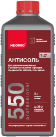 Средство для Удаления Высолов Neomid 550 Антисоль 5л Концентрат (1:2) для Очистки Фасадов и Зданий / Неомид 550