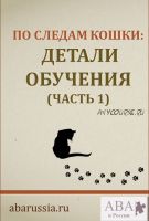 [ABARussia] По следам кошки. Детали обучения. Часть 1 (Ольга Мелешкевич)