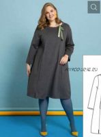 Платье силуэта «колокол» №15 — выкройка из Burda. Extra 3/2021 [Burda Style]