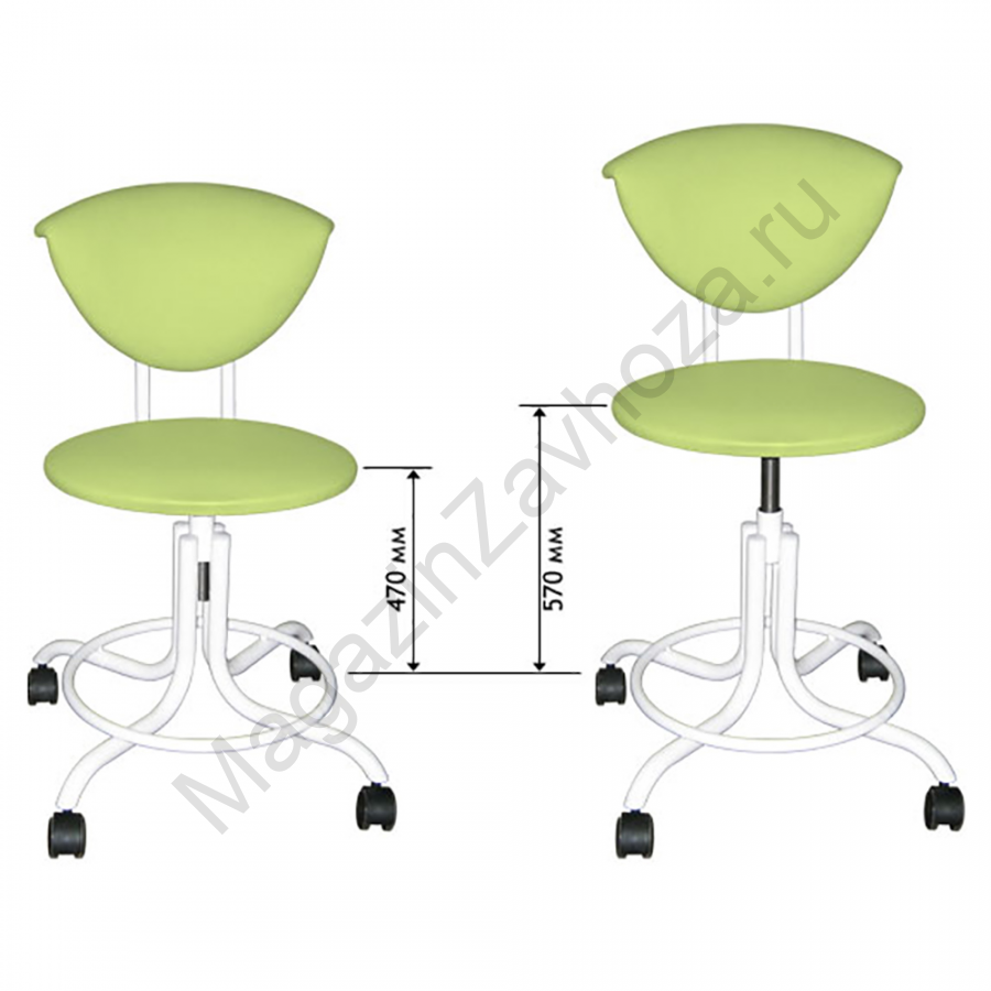 Стул лабораторный винтовой М101-05