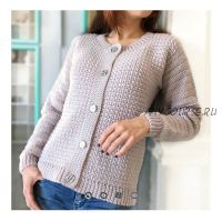 [Вязание] Кардиган крючком «Basic» (lily_knitting)