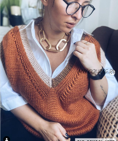 Жилет «Оld_school_vest» (grenka87knit)