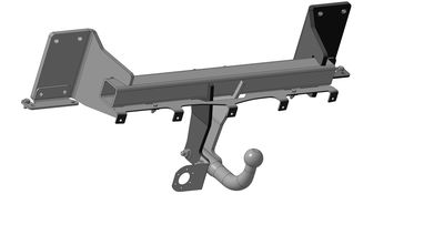 Фаркоп на BMW X5 G05 2018-, BMW X7 G07 2019-, BMW X6 G06 2019- без выреза в бампере. Тип шара: A. Нагрузки 300