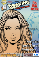 Drawing step by step. Female head and features 1 (Training for Comics)