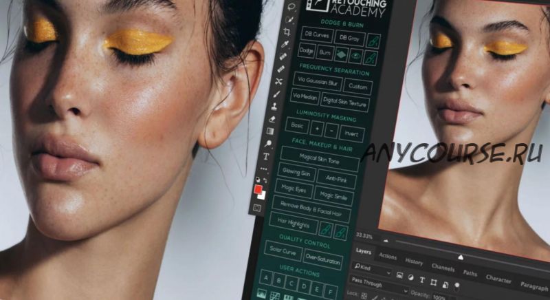 Панель для Профессиональной Ретуши RA Beauty Retouch Panel 3.3