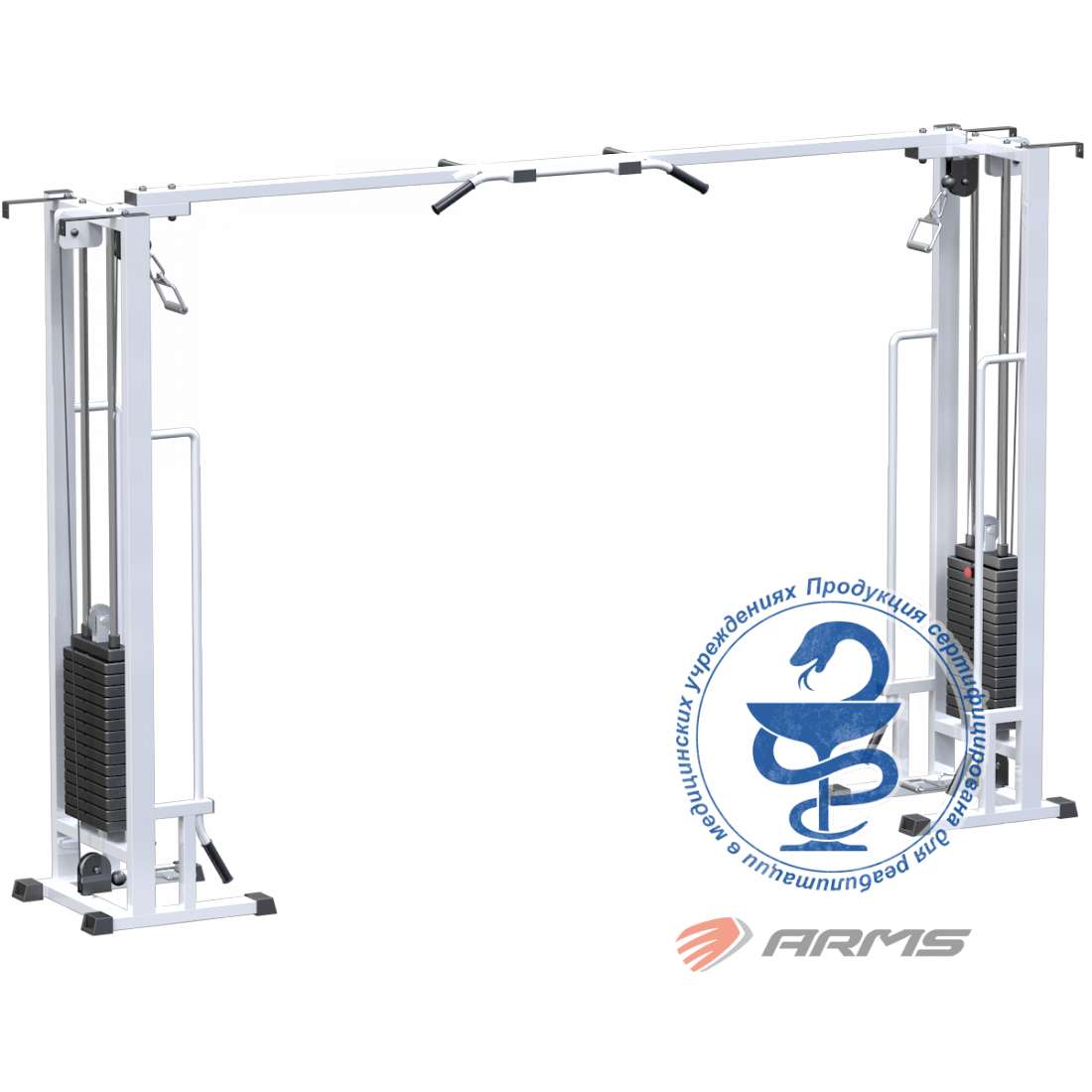 Кроссовер на базе реабилитационной рамы (стек 2х75кг) AR082.2х75