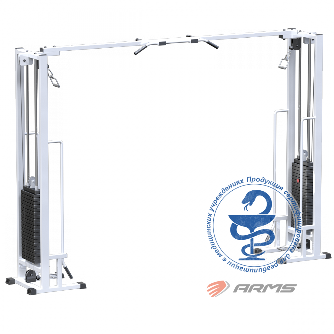 Кроссовер на базе реабилитационной рамы (стек 2х100кг) AR082.2х100