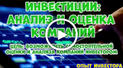 Инвестиции: оценка и анализ компании [Смотри.Учись]