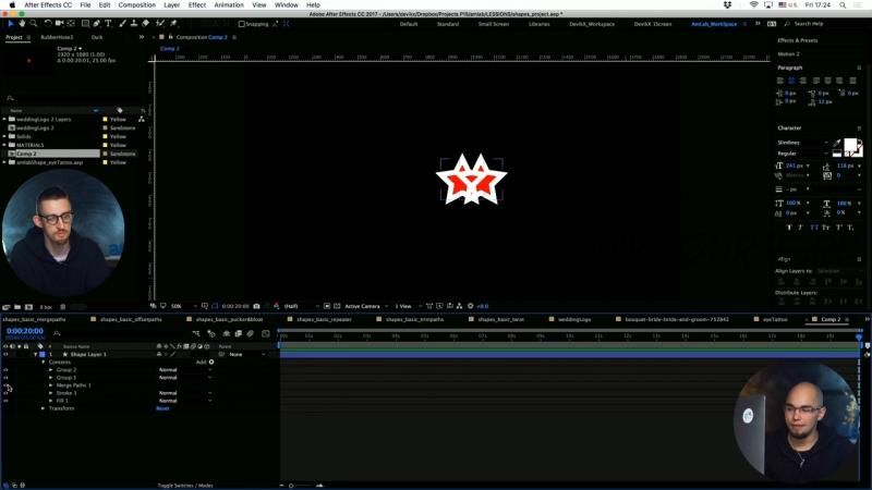 [amlab.ru] Анимация логотипа для видео в After Effects (Владимир Посохин, Михаил Овчинников)