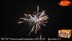 Фейерверк РК7187 Новогодний карнавал (0,8" x 150) Фейерверк РК7187 Новогодний карнавал (0,8" x 150)