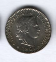 20 раппенов 1961 года Швейцария