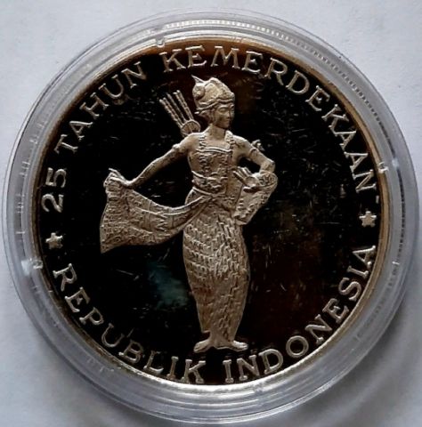 500 рупий 1970 Индонезия Редкость PROOF