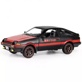 Металлическая машинка Toyota Sprinter Trueno AE86 с подвижными фарами (B2404)