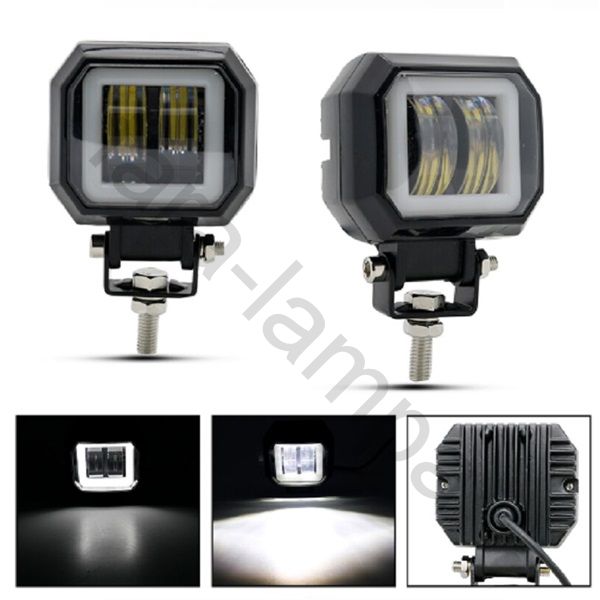 Светодиодная фара 20 ватт ближнего света со светотеневой границей