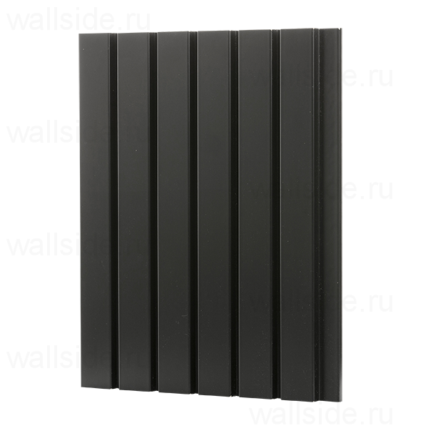 Реечная стеновая панель Ликорн чёрная