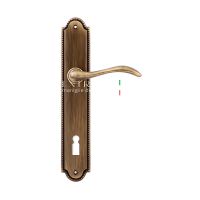 Ручка на планке Extreza Agata 310 KEY PL03 бронза матовая