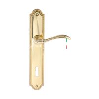 Ручка на планке Extreza Agata 310 KEY PL03 латунь полированная