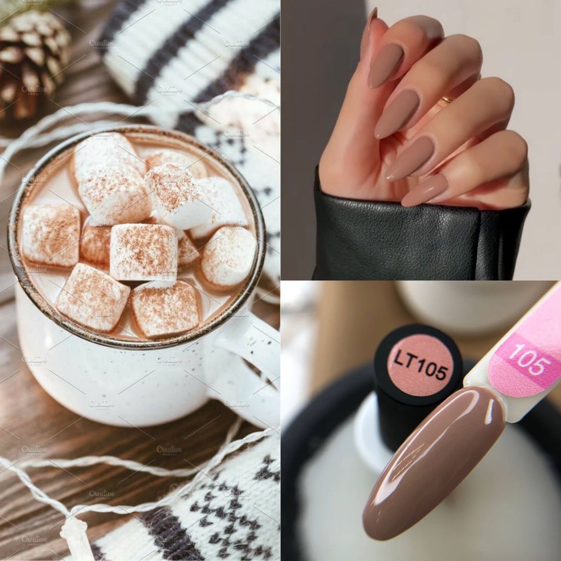 Гель-лак Latte №105