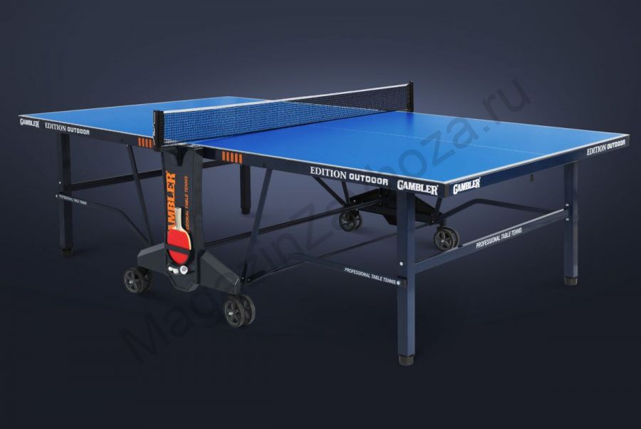 Теннисный стол Gambler EDITION Outdoor blue